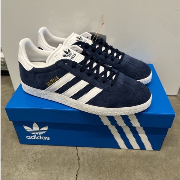 adidas Gazelle Collegiate Navy / White - Picture 8 of 10